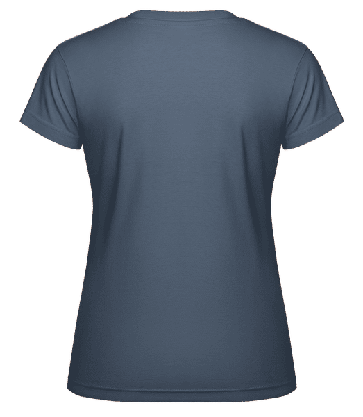 Aperçu: Black Cat Club -  T-shirt Shirtinator femme - Bleu denim - Derrière
