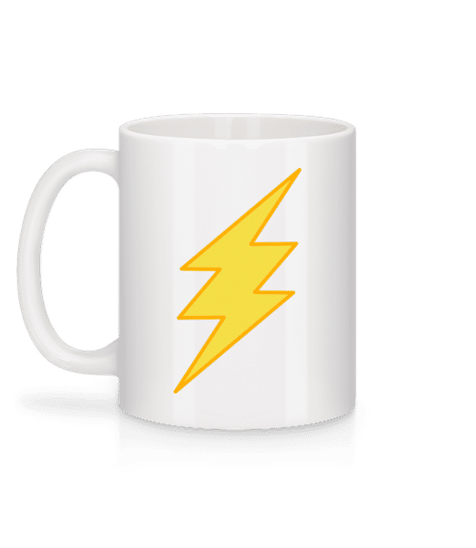 Aperçu: Flash Icon - Mug en céramique blanc - Blanc - Derrière