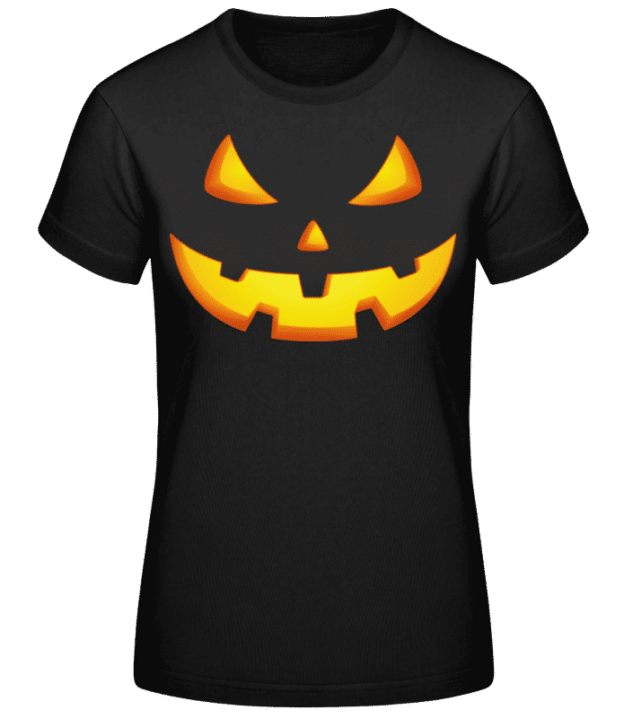 Preview: Pumpkin Face Evil 1 - Women's B&C T-Shirt - Black - Front
