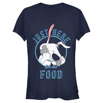 Disney - Mulan - Little Brother Lil Brother Food - Femme T-shirt - Bleu marine - Devant