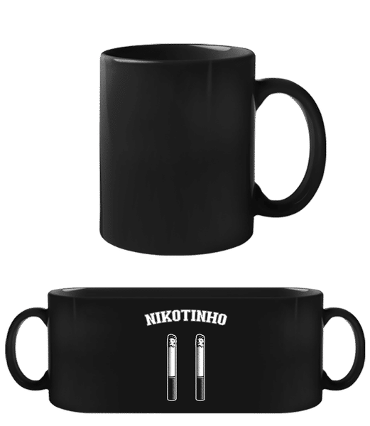 Aperçu: Nikotinho - Tasse Noire - Noir - Devant
