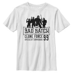 Star Wars - The Clone Wars - Group Shot Bad Batch Emblem - Kids T-Shirt