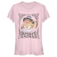 Disney - Aladdin - Jasmine Spirit Animal v2 - Mujeres Camiseta - Rosa - delante