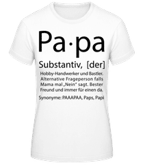 Papa Wörterbuch · Frauen T-Shirt B&C