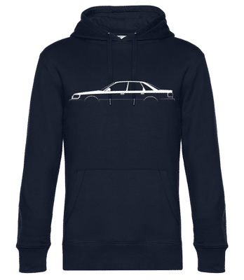 'Audi S6 (C4)' Silhouette - Men’s Standard Hoodie - Navy - Front