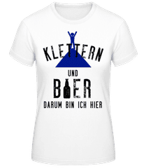 Klettern Und Bier · Frauen T-Shirt B&C