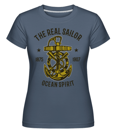Ocean Spirit -  Shirtinator Women's T-Shirt - Denim - Front