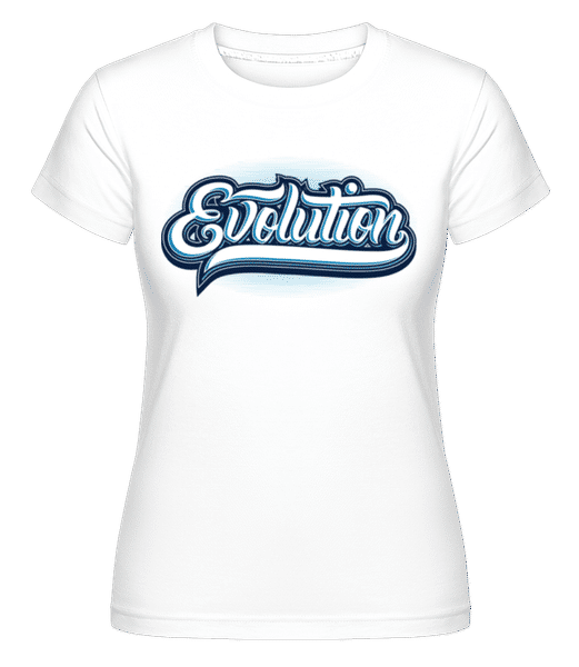 Aperçu: Evolution -  T-shirt Shirtinator femme - Blanc - Devant