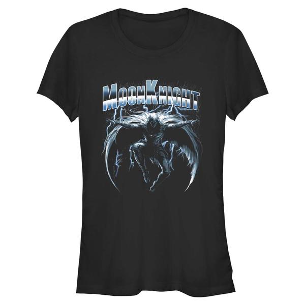 Aperçu: Marvel - Moon Knight - Moon Knight Dark Rain - Femme T-shirt - Noir - Devant