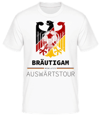 Letzte Auswärtstour Team Bräutigam 3 · Männer Basic T-Shirt