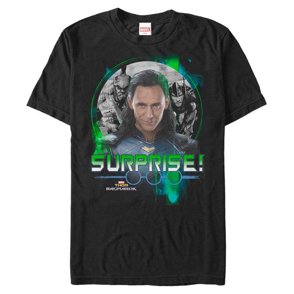 Aperçu: Marvel - Thor Ragnarok - Skupina Loki Returns - Homme T-shirt - Noir - Devant