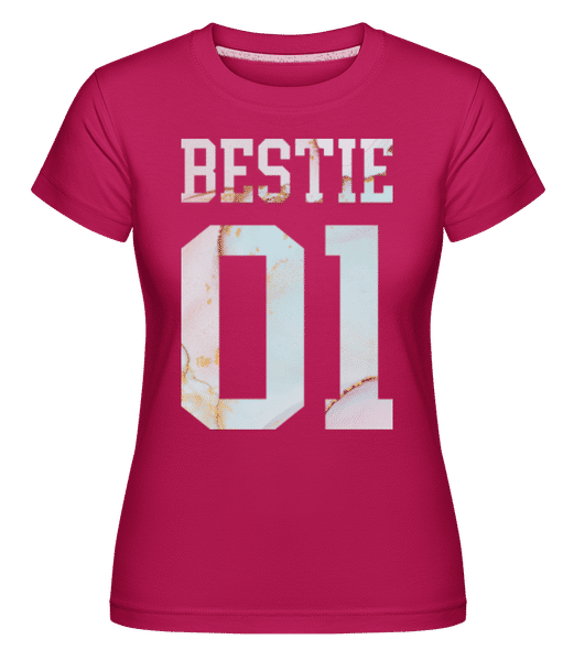 Preview: Bestie 01 -  Shirtinator Women's T-Shirt - Magenta - Front