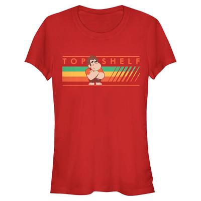 Disney - Les mondes de Ralph - Ralph Top Shelf - Femme T-shirt - Rouge - Devant