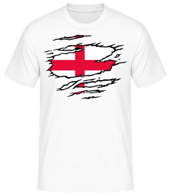 Flag en Angleterre - T-shirt standard Homme - Blanc - Devant