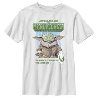 Star Wars - The Mandalorian - Grogu Strong Force - Enfant T-shirt - Blanc - Devant