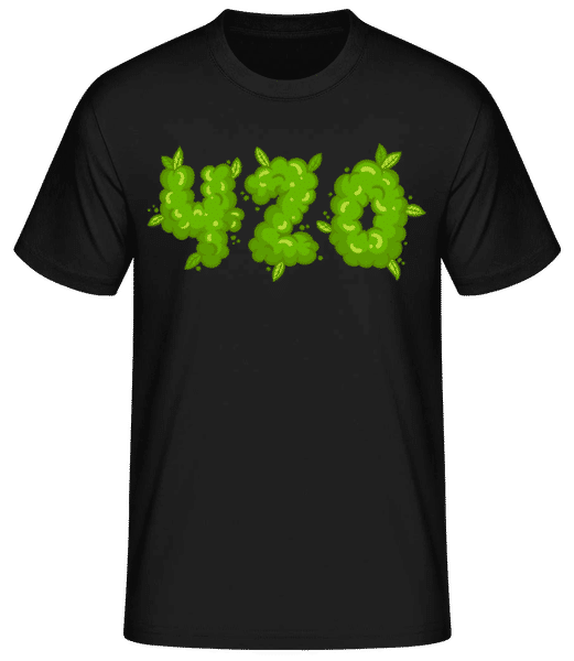 Aperçu: 420 Buds - T-shirt standard Homme - Noir - Devant