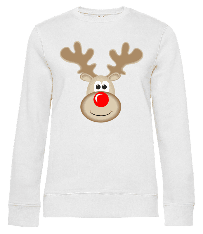 Preview: Reindeer Logo - Women's standard sweatshirt - White - Front