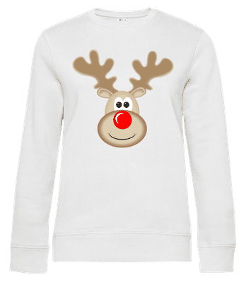 Reindeer Logo - Women's standard sweatshirt - White - Front