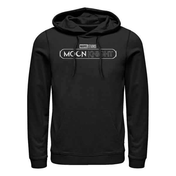 Aperçu: Marvel - Moon Knight - Logo White - Unisex Sweat à capuche - Noir - Devant