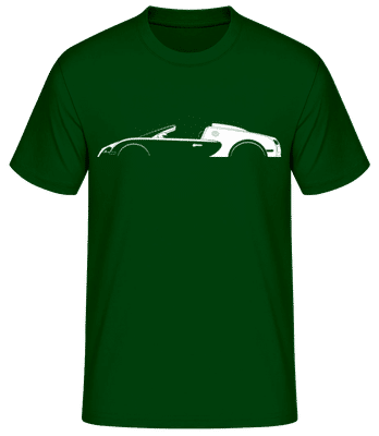 'Bugatti Veyron Grand Sport' Silhouette - Men's Basic T-Shirt - Bottle green - Front