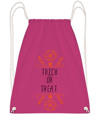 Trick Or Treat Sweets - Gym bag - Magenta - Front