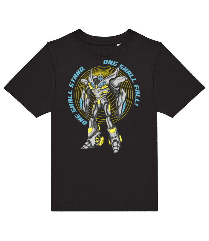 Vorschau: One Shall Stand One Shall Fall - Kinder T-Shirt B&C - Schwarz - Vorne
