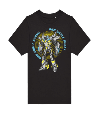 One Shall Stand One Shall Fall - Kinder T-Shirt B&C - Schwarz - Vorne