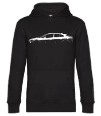 'Jaguar I-Pace' Silhouette - Männer Standard Hoodie - Schwarz - Vorne