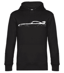 'Mercedes GT Black C190' Silhouette · Men’s Standard Hoodie
