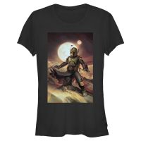 Star Wars - Book of Boba Fett - Boba Fett Boba Painting - Frauen T-Shirt - Schwarz - Vorne