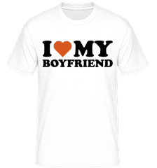 I Love My Boyfriend Black ·  T-Shirt Shirtinator homme