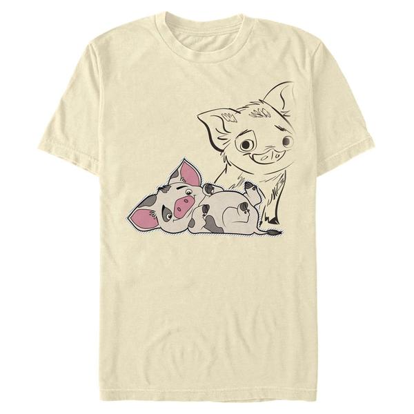 Aperçu: Disney - Vaiana : La Légende du bout du monde - Pua Overlayed - Homme T-shirt - Crème - Devant Aperçu: Disney - Vaiana : La Légende du bout du monde - Pua Overlayed - Homme T-shirt - Crème - Devant
