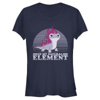 Disney - Frozen - Bruni Element Flames - Women's T-Shirt - Navy - Front