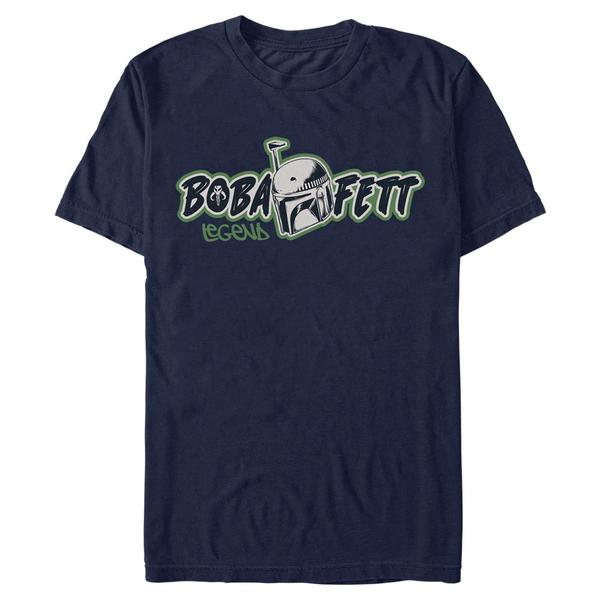 Star Wars - Book of Boba Fett - Boba Fett Legend Boba - Homme T-shirt - Bleu marine - Devant