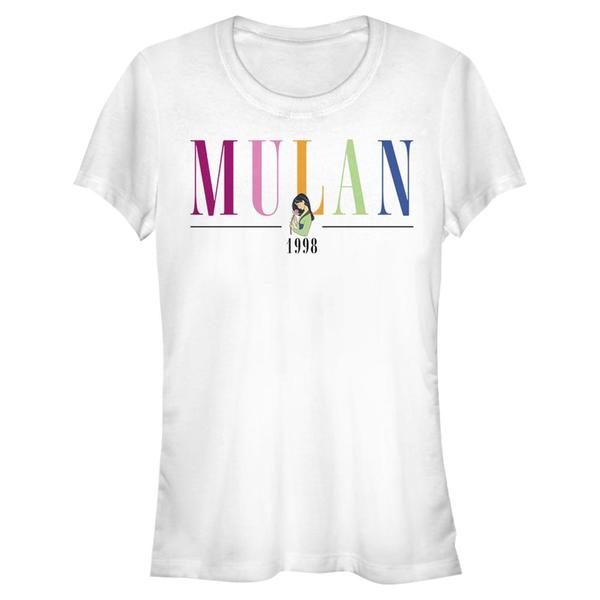 Aperçu: Disney - Mulan - Mulan Title - Femme T-shirt - Blanc - Devant