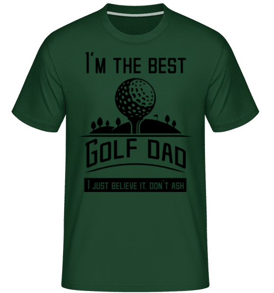 Preview: Im The Best Golf Dad -  Shirtinator Men's T-Shirt - Bottle green - Front