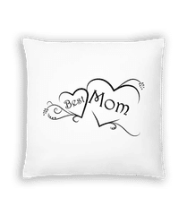 Best Mom Hearts · Coussin