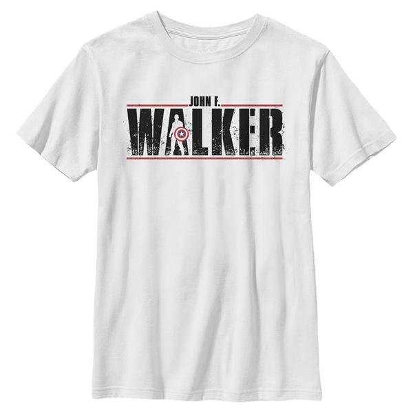 Aperçu: Marvel - Falcon et le soldat de l'hiver - John F. Walker Walker Painted - Enfant T-shirt - Blanc - Devant