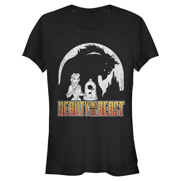 Preview: Disney - Beauty & the Beast - Kráska a zvíře Dark Beast - Women's T-Shirt - Black - Front