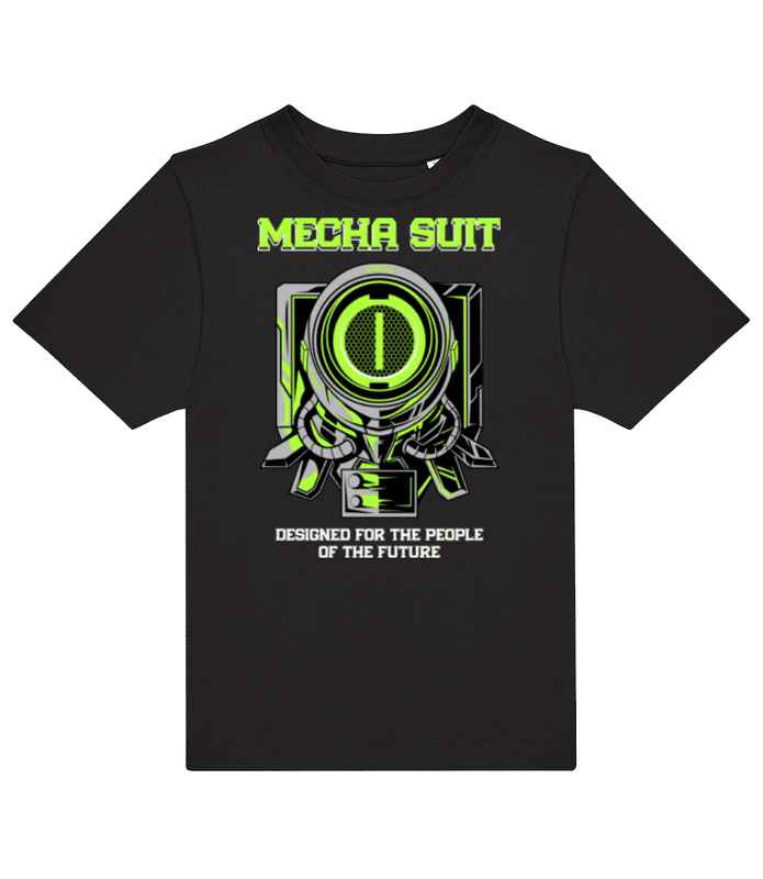 Vorschau: Mecha Suit - Kinder T-Shirt B&C - Schwarz - Vorne