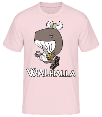 Walhalla - Männer Basic T-Shirt - Rosa - Vorne