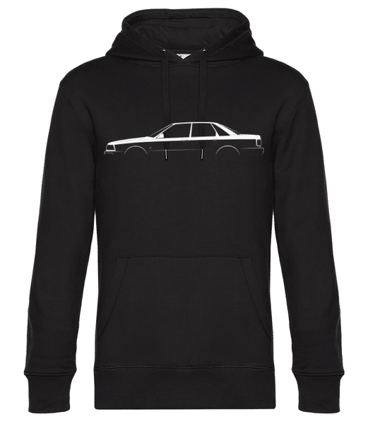 Aperçu: 'Audi V8' Silhouette - Sweat à capuche premium Unisexe - Noir - Devant