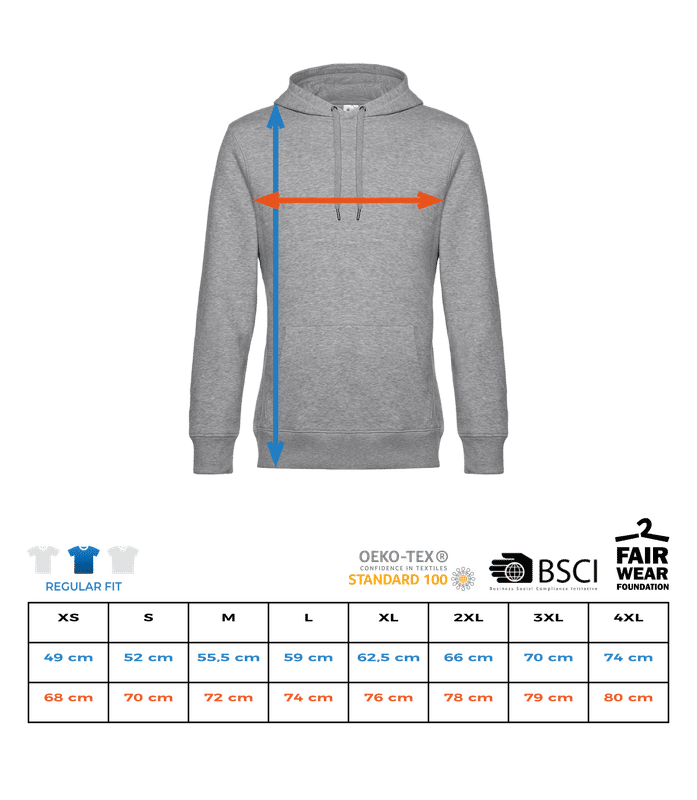 Preview: Star Wars - Book of Boba Fett - Fennec Shand Poster - Unisex Hoodie - Size chart