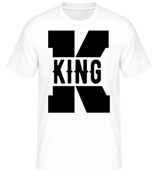 Aperçu: King K -  T-Shirt Shirtinator homme - Blanc - Devant