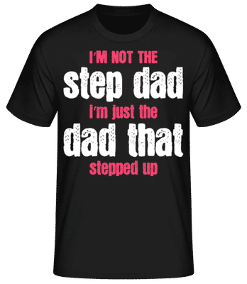 That Stepped Up - Männer Basic T-Shirt - Schwarz - Vorne