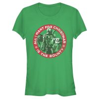 Star Wars - The Mandalorian - Skupina Christmas Child - Navidad - Mujeres Camiseta - Verde irlandés - delante