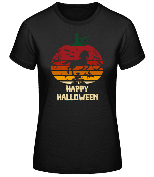 Aperçu: Happy Halloween - T-shirt standard Femme - Noir - Devant