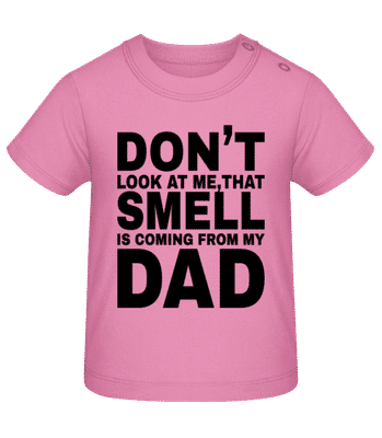 Don't Look At Me - T-shirt Bébé - Rose - Devant