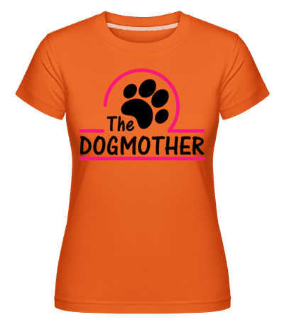 The Dogmother -  Shirtinator Women's T-Shirt - Orange - Front