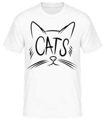 Cats Simple Black · T-shirt homme B&C